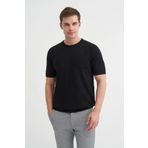 Cazador Caz 3030 Bisiklet Yaka Regular Fit Viscon Triko Tişört