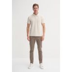 Cazador CAZ 4185 Bej Polo Erkek T-Shirt