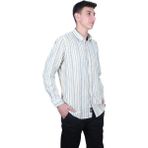 Cazador Erkek Çizgili Uzun Kollu Gömlek Cdr 2048 - 2XL - Nefti
