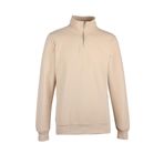 CAZADOR Erkek Fermuarlı Sweatshirt, Bej, XL, 24KCEEO05234