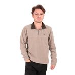 CAZADOR Erkek Fermuarlı Sweatshirt, Bej, XL