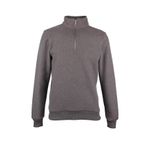 CAZADOR Erkek Fermuarlı Yaka Sweatshirt, Antrasit, M Beden