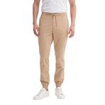 Cazador Erkek Jogger Pantolon, Slim Fit, Beli ve Paçası Lastikli, Düğme Kapamalı, Ekru, 2XL