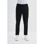 CAZADOR Erkek Jogger Pantolon, Yüksek Bel, Siyah, XL
