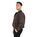 CAZADOR Erkek Micro Mont, Dik Yaka, Regular Kalıp, Haki, S S