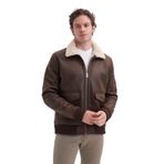 CAZADOR Erkek Slim Fit Mont, Kahve, S Beden