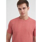 Cazador Gül Kurusu Erkek Bisiklet Yaka T-Shirt