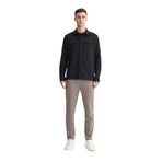 Cazador Kalın Pike Kumaş Premium Polo Yaka Regular Fit Sweat Hırka LACİVERT