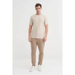 Cazador Regular Fit Bej Erkek T-Shirt 42030