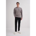 Cazador Regular Fit Scuba Kumaş Pamuk Karışımlı S-line Baskılı Sweatshirt-52380 GRİ XL