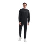 Cazador Regular Fit Scuba Kumaş Pamuk Karışımlı S-line Baskılı Sweatshirt-52380 Siyah L