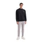 Cazador Relax Fit Pamuk Karışımlı Scuba Kumaş Sweatshirt-52480 Siyah M