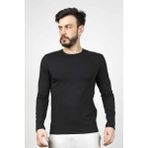 Cazador Slim Fit Likralı Pamuklu Süprem Kumaş Sweatshirt-56060 Siyah L