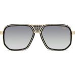 Cazal 666 (001) 61 | Unisex Altın Güneş Gözlüğü - Altın - Siyah