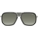 Cazal 666 (002) 61 | Unisex Gümüş Güneş Gözlüğü - Gümüş - Siyah