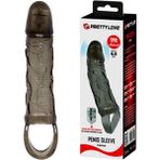 Cazibe Shop Titreşimli Penis Kılıfı 3cm Dolgulu Uzatmalı Prezervatif Vibratör
