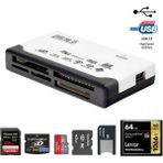Cazipshop USB Kart Okuyucu Çoklu - Beyaz