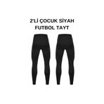CAZZ SPORTS ÇOCUK UZUN FUTBOL TAYTI-ÇOCUK UZUN BASKETBOL TAYT-İÇLİK TERMAL TAYT-ÇOCUK SPOR TAYT SİYAH