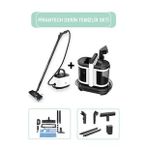 CB-101A Buharlı Temizlik Makinası / V22C Koltuk Ve Halı Yıkama Makinesi (Siyah - Beyaz)