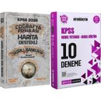 CBA Akademi 2026 Kpss Coğrafya Pusulası Harita Destekli Soru - 2026 Kpss Ortaöğretim Çözümlü 10 Deneme