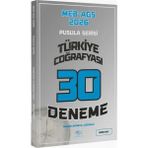 CBA Akademi 2026 Meb-Ags Türkiye Coğrafyası 30 Deneme Çözümlü Pusula Serisi