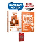 CBA Akademi Benim Hocam Yayınları Ramazan Yetgin 2026 KPSS Soru Bankası+HEDEF 657 Tarih Çözümlü Branş Denemesi