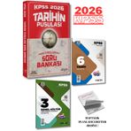 CBA Akademi CBA 2026 KPSS Tarihin Pusulası Soru Bankası Çözümlü - İsmail Adıgüzel ve 2 Fasikül Deneme