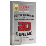 CBA Akademi YENİ AGS - CBA Yayınları 2026 MEB-AGS Eğitim Bilimleri ve Türk Milli Eğitim Sistemi 20 Deneme Çözüml