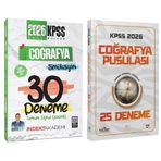 Cba + İndeks 2026 Kpss Coğrafya Pusulası 25+30 Deneme 2 Li Set - Barış Salt, Alican Demir Cba + İndeks Akademi Yayınları