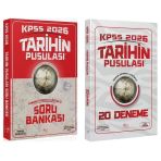 Cba Yayınları 2026 Kpss Tarihin Pusulası Soru Bankası + 20 Deneme 2 Li Set - İsmail Adıgüzel Cba Yayınları