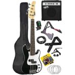 CBG-380BK 38 Inç 7/8 Ebat 10-14 Yaş Arası Genç ve Çocuk Için Amfili Bas Gitar Seti