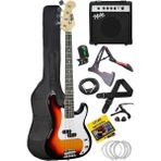 CBG-460SB 46 Inç 4/4 Yetişkin Amfili Bas Gitar Seti Sunburs