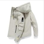 Cbtx Fermuarlı Spor ve Rahat Kapüşonlu Outdoor Erkek Mont - 3XL - Siyah