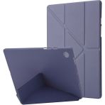 Cbtx Samsung Galaxy Uyumlu Tab A9 Gri Tpu Deformasyon Çok Katlı Deri Tablet Kasası