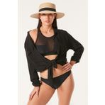 C&City 3140 Siyah Transparan Body Bikini Takım
