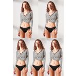 C&City 5'li 523 Siyah M Kadın Bikini Külot