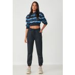 C&City 802 Basic Jogger Lacivert Kadın Eşofman Altı