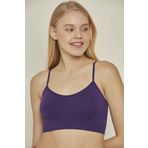 C&City C14003 Mor XL Dikişsiz İnce Askı Büstiyer