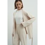 C&city Pure Touch Nervür Dikişli Pantolon CC7003 Bej - S