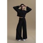 C&City Pure Touch Tek Pileli Pantolon CC7007 Siyah