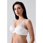 C&city Tül Detay Minimizer Sütyen C12304 Beyaz - 90D