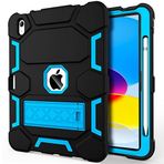 CCMAO Yeni iPad 10. Nesil Kılıf 10.9 İnç 2022, iPad 10 Kılıf, Kickstand ve Kalem Tutuculu Kılıf, Ağır Hizmet Darbeye Dayanıklı Hibrid Üç Katmanlı Koruyucu Kılıf, Çocuklar Erkek Erkekler için,