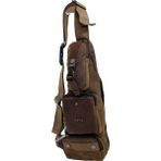Ççs 30700-KH Body Bag Kahverengi Kumaş Sırt Çantası