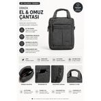 Ççs 31216 Gri Erkek El Çantası