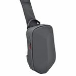 Ççs 31290 Usb Çıkışlı Siyah Tek Omuz Askılı Sırt ve Göğüs Çantası