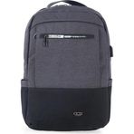 Ççs 51481 Laptop Bölmeli Çekçek Askılıklı Ter Önleyicili Koyu Gri Sırt Çantası