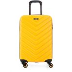 Ççs 5175 Sarı ABS Büyük Boy Valiz