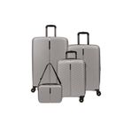 ÇÇS 5224 BÜYÜK+ORTA+KABİN+MAKYAJ 4'LÜ TRAVEL VALİZ SETİ