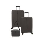 ÇÇS 5224 ORTA+KABİN+MAKYAJ 3'LÜ TRAVEL VALİZ SETİ