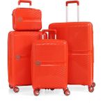 Ççs 5239-5240 Polipropilen 4 Lü Valiz Seti - Turuncu